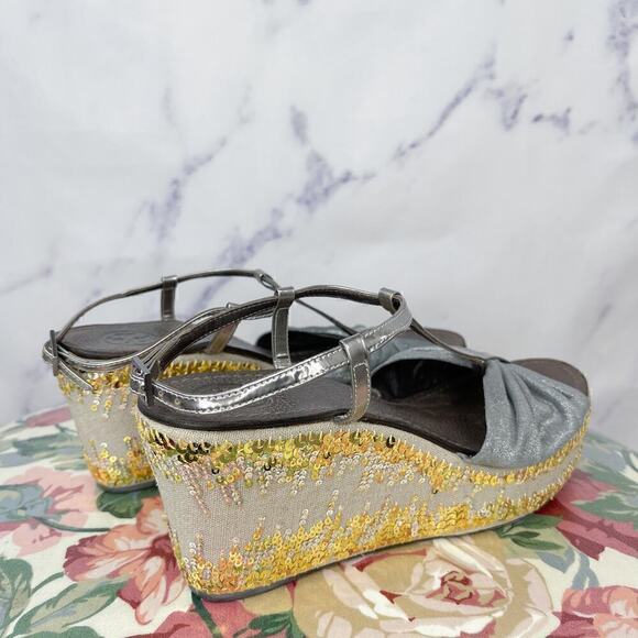 Tory Burch | Declan 2 T-Strap Platform Sandals | 7.5 - Picture 9 of 14